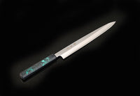 SASHIMI | INOX nanairo / rainbow 270mm  Green tortoiseshell