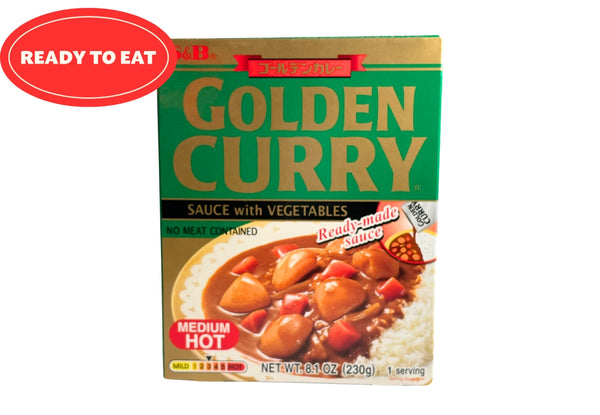 SB GOLDEN SAUCE CURRY W/VEG  M-HOT 230G