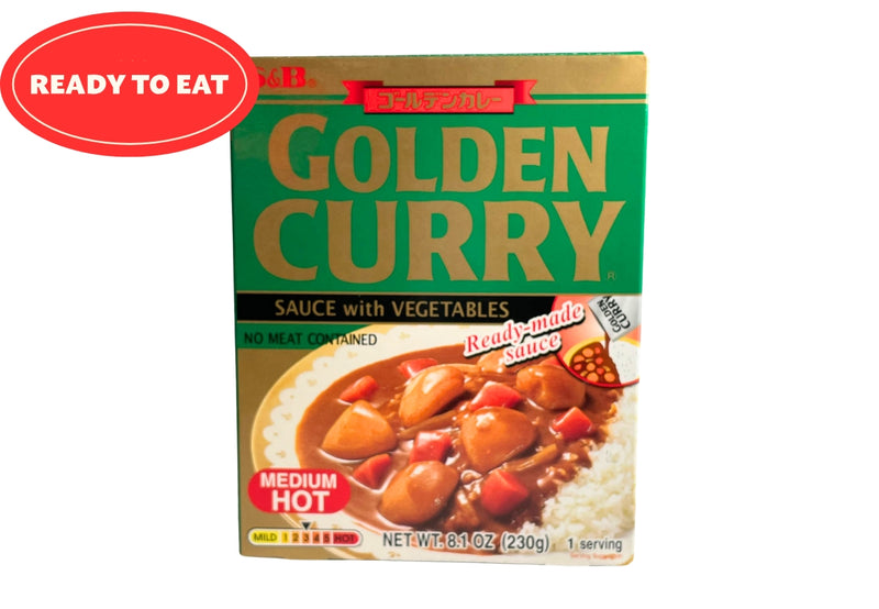 SB GOLDEN SAUCE CURRY W/VEG  M-HOT 230G