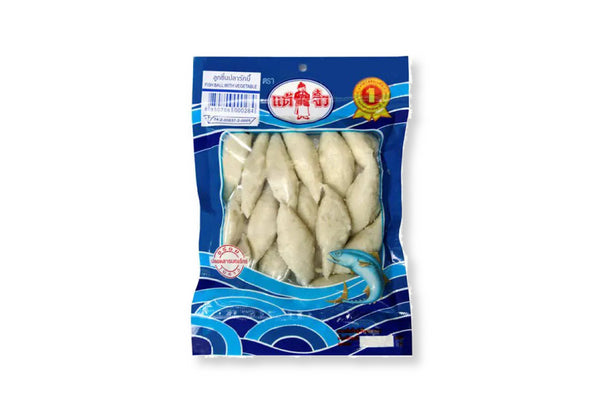 Chiu Chow Fish Balls with Vegetable (Rugby Shape)