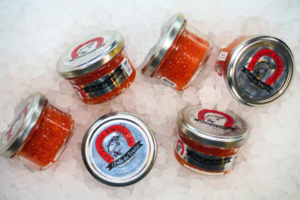 [FRESH FISH COUNTER] Jar Trout Roe Caviar Chilled 90G
