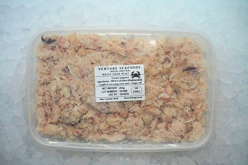 [FRESH FISH COUNTER] White Hand Picked Crab 454g