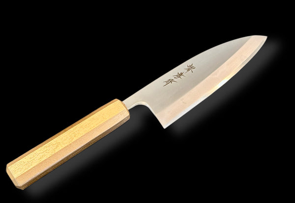 DEBA | INOX nanairo / Gold pearl handle 150mm