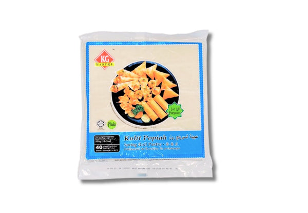 KG  FROZEN SPRING ROLL PASTRY(40 SHEETS) 21.5CM(8.5)
